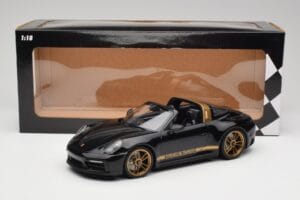 Porsche 911 992 Targa Porsche Design Črna & Zlata Concept Minichamps 1:18 PORSCHE001 Kovina – slika 6 od 6