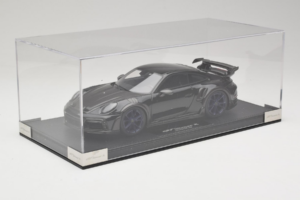 Porsche 911 992 TechArt GTstreet R Črn Z Modrimi Kolesi TechArt 1:18 REMC009 Smola – slika 2 od 6