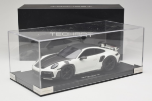Porsche 911 992 TechArt GTstreet R Bel Z Črnimi Kolesi TechArt 1:18 REMC013 Smola – slika 6 od 6