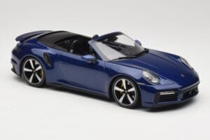Porsche 911 992 Turbo S Kabriolet Blue Metallic Minichamps 1:18 155069081 Kovina – slika 4 od 6