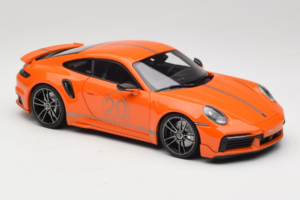 Porsche 911 992 Turbo S Coupe Sport Design Oranžna Minichamps 1:18 113069074 Kovina – slika 6 od 8
