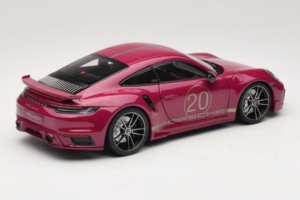 Porsche 911 992 Turbo S Coupe Sport Design Rdeč Minichamps 1:18 113069075 Kovina – slika 3 od 8
