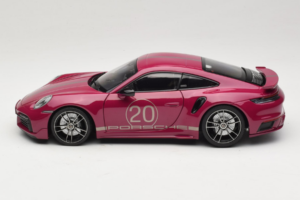 Porsche 911 992 Turbo S Coupe Sport Design Rdeč Minichamps 1:18 113069075 Kovina – slika 4 od 8