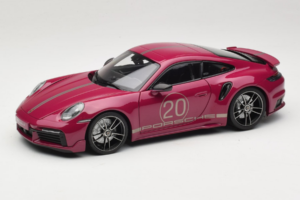 Porsche 911 992 Turbo S Coupe Sport Design Rdeč Minichamps 1:18 113069075 Kovina