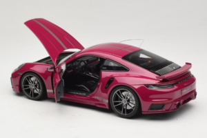 Porsche 911 992 Turbo S Coupe Sport Design Rdeč Minichamps 1:18 113069075 Kovina – slika 5 od 8