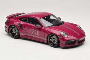 Porsche 911 992 Turbo S Coupe Sport Design Rdeč Minichamps 1:18 113069075 Kovina – slika 6 od 8