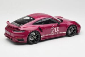 Porsche 911 992 Turbo S s Sport Design Package Rdeč Minichamps 1:18 155069172 Kovina – slika 2 od 6