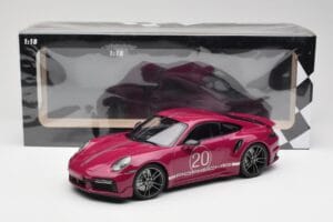 Porsche 911 992 Turbo S s Sport Design Package Rdeč Minichamps 1:18 155069172 Kovina – slika 6 od 6
