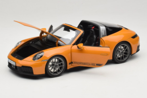 Porsche 911 992.2 Targa 4 GTS Bahama Yellow Norev 1:18 187190 Kovina – slika 2 od 10