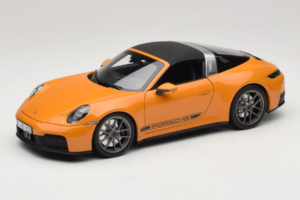Porsche 911 992.2 Targa 4 GTS Bahama Yellow Norev 1:18 187190 Kovina – slika 3 od 10