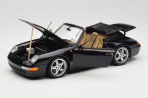 Porsche 911 993 Kabriolet Črn UT Models 1:18 27806-U1 Kovina – slika 2 od 8