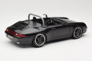 Porsche 911 993 Carrera Kabriolet Črn Bburago 1:18 3090-M1 Kovina – slika 3 od 8
