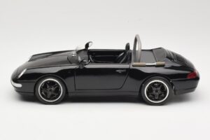 Porsche 911 993 Carrera Kabriolet Črn Bburago 1:18 3090-M1 Kovina – slika 4 od 8
