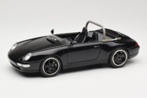 Porsche 911 993 Carrera Kabriolet Črn Bburago 1:18 3090-M1 Kovina