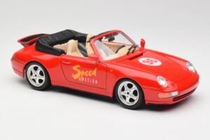 Porsche 911 993 Carrera Kabriolet Rdeč Bburago 1:18 3090 Kovina – slika 6 od 8