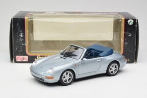 Porsche 911 993 Carrera Kabriolet Srebrna Maisto 1:18 100299-M1 Kovina – slika 8 od 8
