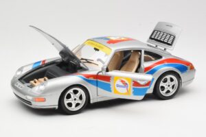 Porsche 911 993 Carrera Cup #1 1993 Bburago 1:18 3050-M2 Kovina – slika 2 od 8