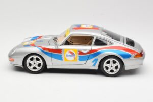 Porsche 911 993 Carrera Cup #1 1993 Bburago 1:18 3050-M2 Kovina – slika 4 od 8