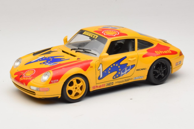 Porsche 911 993 Carrera Cup #1 1993 Bburago 1:18 3050-P1 Kovina