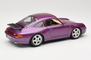 Porsche 911 993 Carrera Vijoličen Bburago 1:18 3060-M2 Kovina – slika 3 od 8