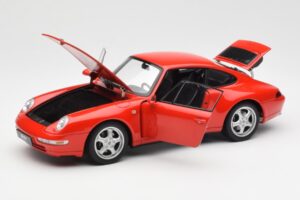 Porsche 911 993 Carrera Rdeč AUTOart 1:18 78132 Kovina – slika 2 od 8