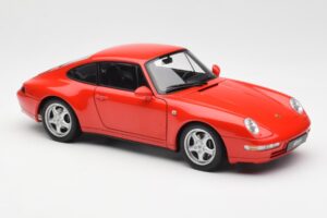 Porsche 911 993 Carrera Rdeč AUTOart 1:18 78132 Kovina – slika 6 od 8