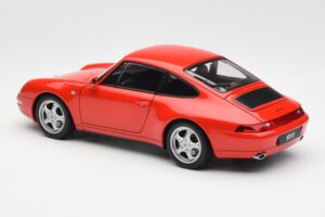 Porsche 911 993 Carrera Rdeč AUTOart 1:18 78132 Kovina – slika 7 od 8