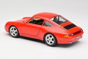 Porsche 911 993 Carrera Rdeč Bburago 1:18 3050 Kovina – slika 7 od 8