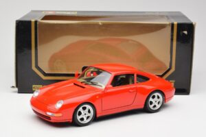 Porsche 911 993 Carrera Rdeč Bburago 1:18 3050 Kovina – slika 8 od 8