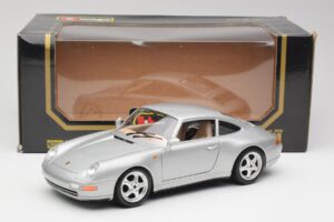 Porsche 911 993 Carrera Srebrn Bburago 1:18 3050-M1 Kovina – slika 2 od 8