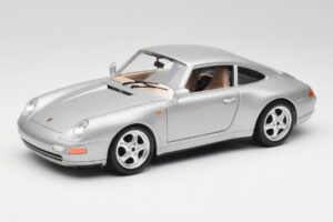 Porsche 911 993 Carrera Srebrn Bburago 1:18 3050-M1 Kovina