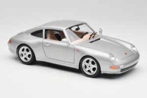Porsche 911 993 Carrera Srebrn Bburago 1:18 3050-M1 Kovina – slika 6 od 8