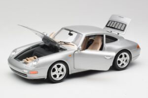 Porsche 911 993 Carrera Srebrn Bburago 1:18 3050-M1 Kovina – slika 8 od 8