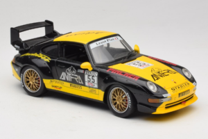Porsche 911 993 GT2 #55 Črn & Rumen Anson 1:18 30325-W Kovina – slika 4 od 6