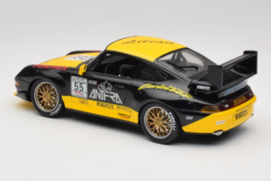 Porsche 911 993 GT2 #55 Črn & Rumen Anson 1:18 30325-W Kovina – slika 6 od 6