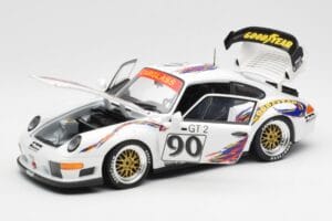 Porsche 911 993 GT2 #90 Vert / Franco / K. Koen Daytona 24 Hours 1998 UT Models 1:18 39813 Kovina – slika 2 od 8