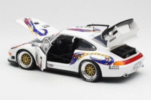 Porsche 911 993 GT2 #90 Vert / Franco / K. Koen Daytona 24 Hours 1998 UT Models 1:18 39813 Kovina – slika 5 od 8