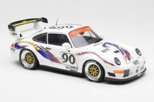 Porsche 911 993 GT2 #90 Vert / Franco / K. Koen Daytona 24 Hours 1998 UT Models 1:18 39813 Kovina – slika 6 od 8