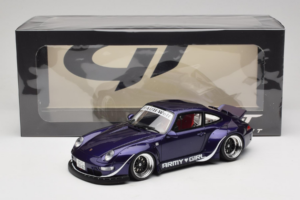 Porsche 911 993 RWB Army Girl Vijolična GT Spirit 1:18 GT562 Smola – slika 6 od 6