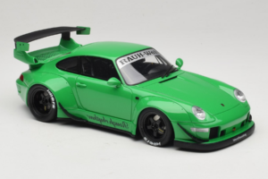 Porsche 911 993 RWB Zelen GT Spirit 1:18 GT074 Smola – slika 4 od 6