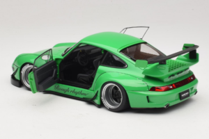 Porsche 911 993 RWB Zelen Gun Grey Wheels AUTOart 1:18 78151 Kompozit – slika 5 od 8
