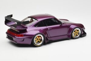 Porsche 911 993 RWB Vijolična GT Spirit 1:18 GT727 Smola – slika 2 od 6