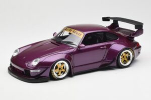 Porsche 911 993 RWB Vijolična GT Spirit 1:18 GT727 Smola