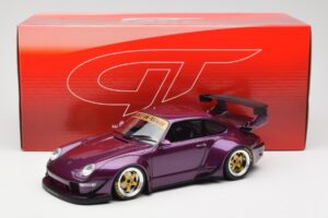 Porsche 911 993 RWB Vijolična GT Spirit 1:18 GT727 Smola – slika 6 od 6