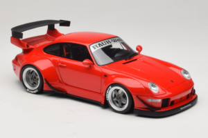 Porsche 911 993 RWB Rdeč GT Spirit 1:18 ZM045 Smola – slika 4 od 6