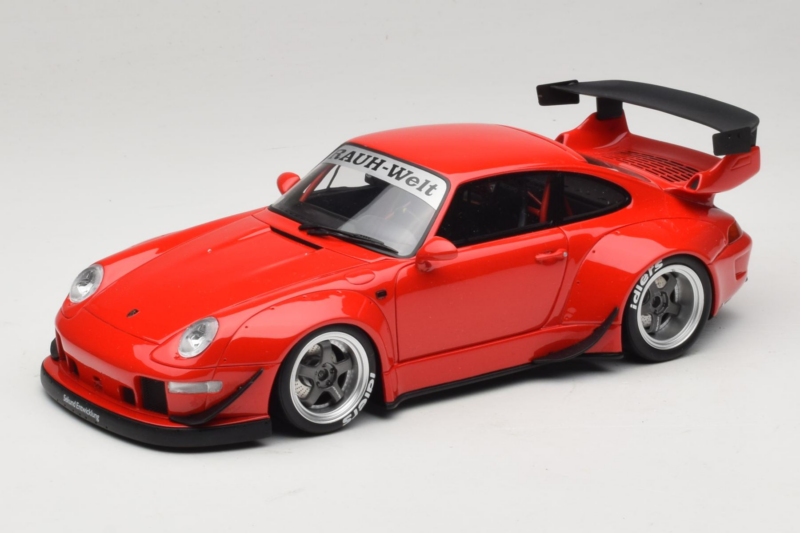Porsche 911 993 RWB Rdeč GT Spirit 1:18 ZM045 Smola