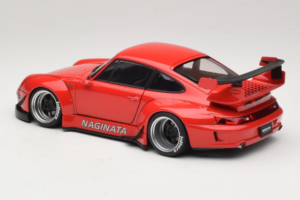Porsche 911 993 RWB Rdeč Gun Grey Wheels AUTOart 1:18 78153 Kompozit – slika 7 od 8