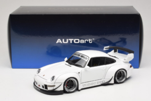 Porsche 911 993 RWB Bel Gun Grey Wheels AUTOart 1:18 78150 Kompozit – slika 8 od 8