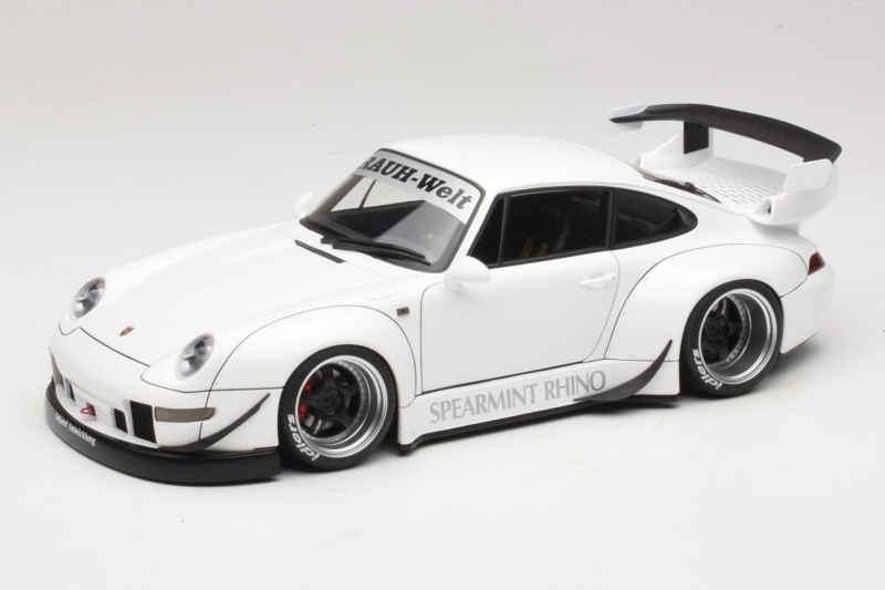 Porsche 911 993 RWB Bel Gun Grey Wheels AUTOart 1:18 78150 Kompozit