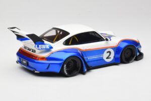Porsche 911 993 RWB X Liberty Walk Bel Z Modro GT Spirit 1:18 GT530 Smola – slika 2 od 8